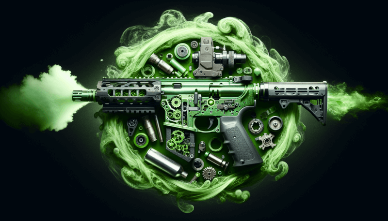 what is a green gas airsoft gun