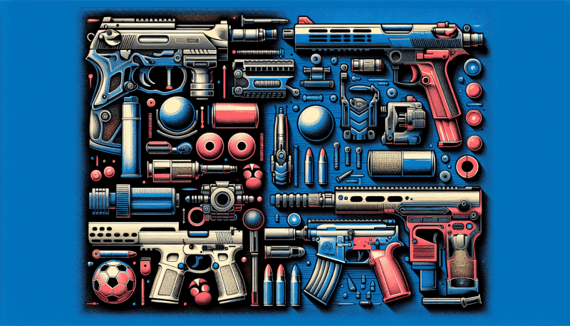 what is the difference between bb guns and airsoft